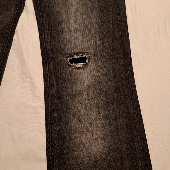 Next boys black distressed 13 years jeans, adjustable waist New - Picture 4 of 8